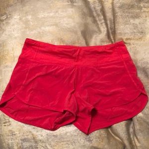 Lululemon Speedy Shorts Excellent Barely Used